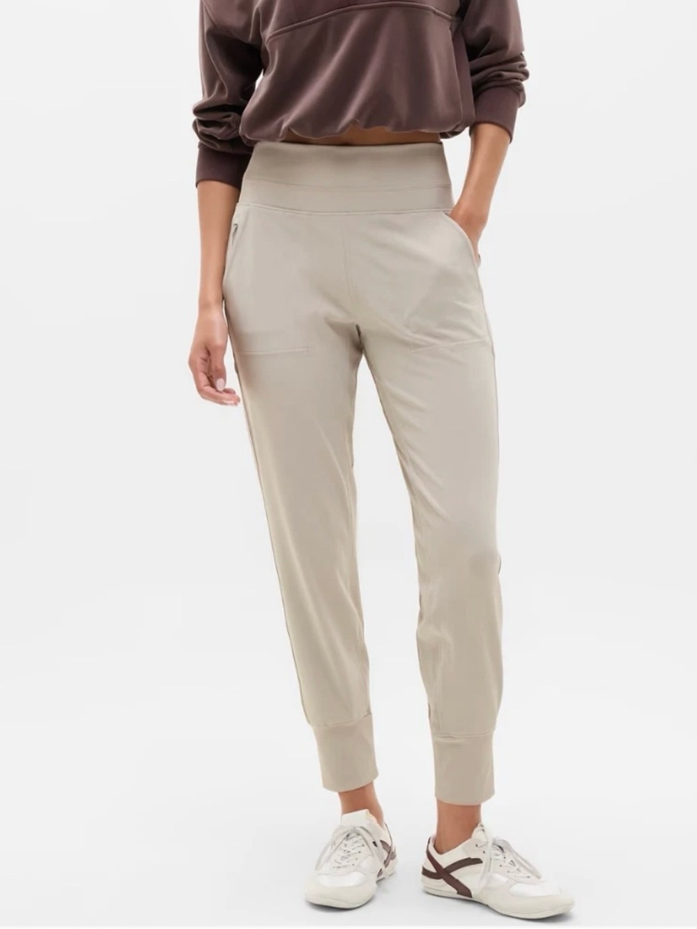 Athleta Venice High Rise Jogger Pants Womens Size XLT Abalone Active Athletic